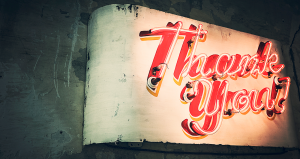 thank you page header